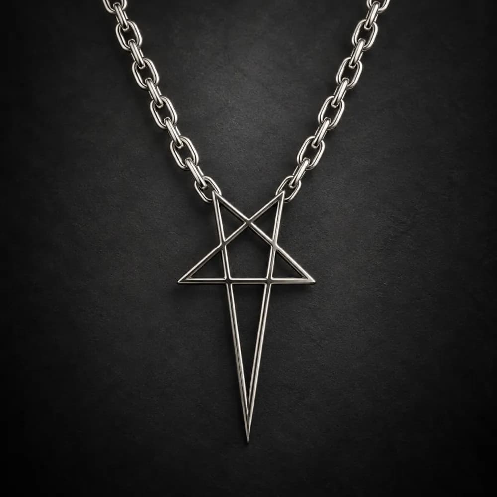 Minimal Star Pendant Chain