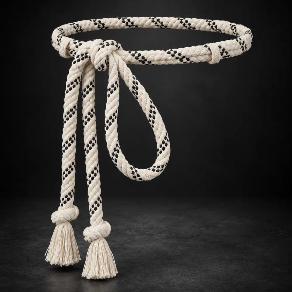Braided Rope Fashion Belt