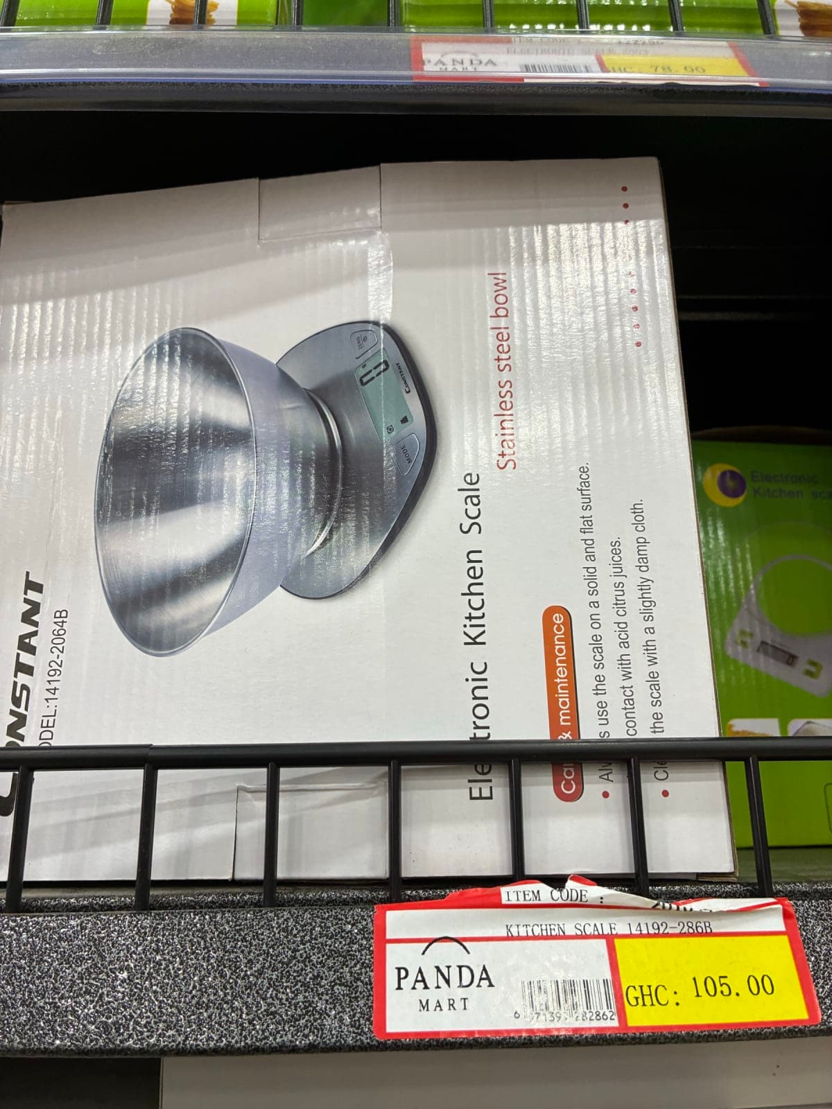 Constant Kitchen Scale with Stainless Bowl - Image 1