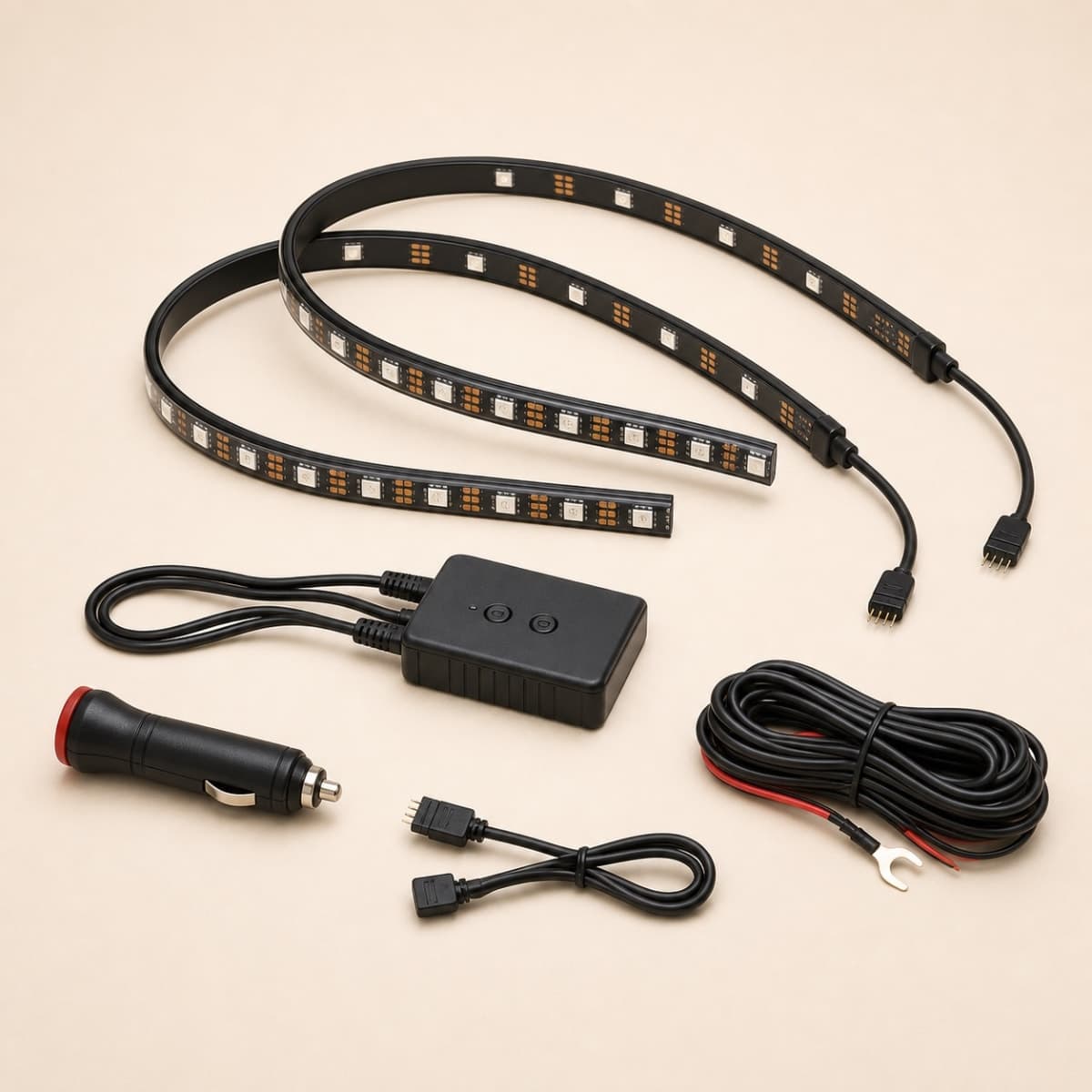 Aerbes RGB LED Car Streamer Lights - Image 1